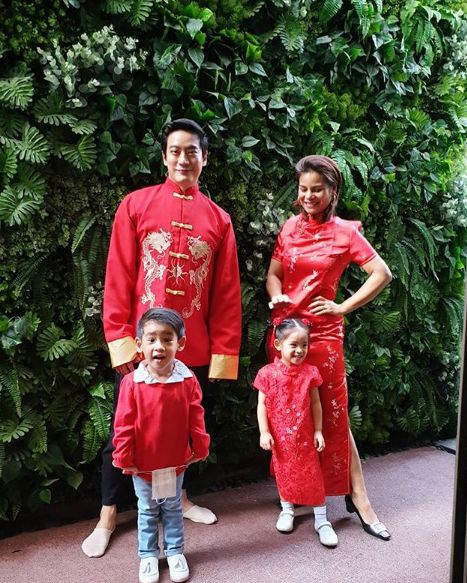 โอปอล์ หมอโอ๊ค พร้อมด้วยน้องอลิน-น้องอลัน