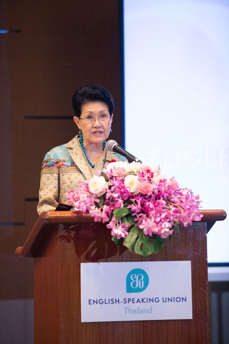 ท่านผู้หญิงวราพร ปราโมช ณ อยุธยา กล่าวเปิดงาน

