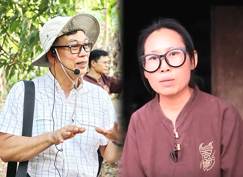 (ซ้าย) รศ.ดร.เอกรินทร์ พึ่งประชา, (ขวา) คุณารักษ์ มณีนุษย์

