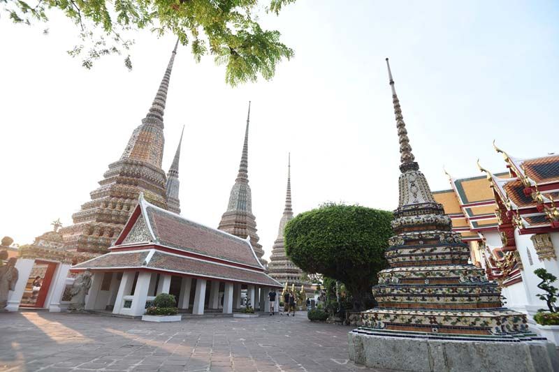 บรรยากาศของวัดโพธิ์
