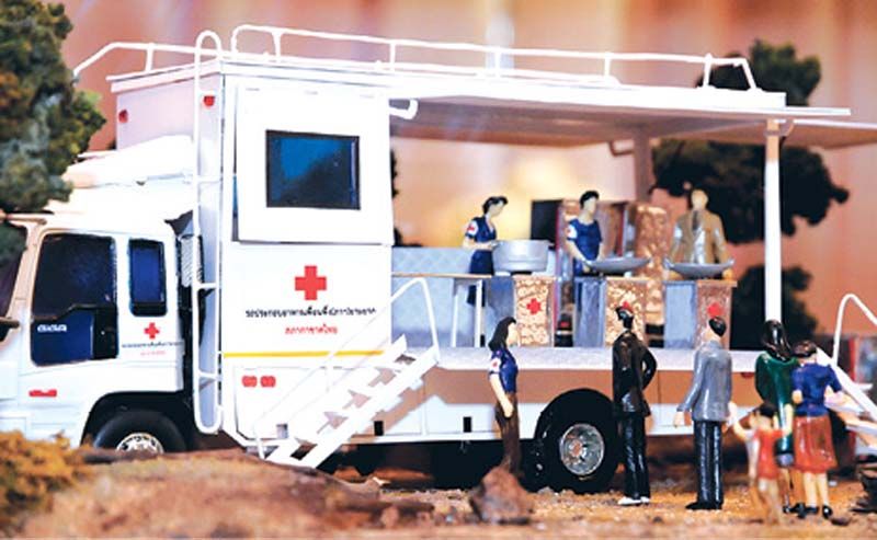 โรงครัวพระราชทาน รถประกอบอาหารเคลื่อนที่เพื่อช่วยเหลือ
ผู้ประสบภัย