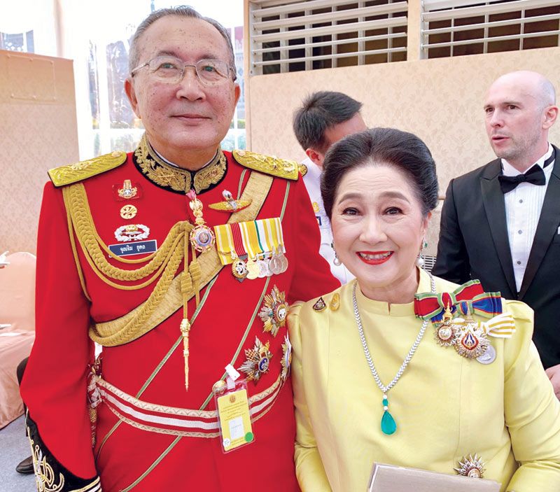 พล.อ.ม.จ.จุลเจิม ยุคล กับ ผาณิต พูนศิริวงศ์