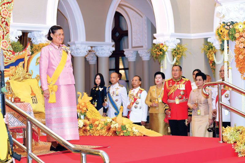 งานสโมสรสันนิบาตเฉลิมพระเกียรติ พระบาทสมเด็จพระเจ้าอยู่หัว เนื่องในโอกาสมหามงคลเฉลิมพระชนมพรรษา 28 กรกฎาคม 2562 ทรงพระกรุณาโปรดเกล้าฯให้ 
สมเด็จพระกนิษฐาธิราชเจ้า กรมสมเด็จพระเทพรัตนราชสุดาฯ สยามบรมราชกุมารี เสด็จพระราชดำเนินแทนพระองค์