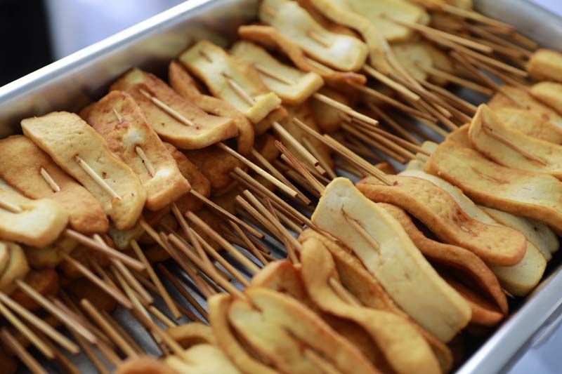 เต้าหู้ สะเต๊ะเจ

