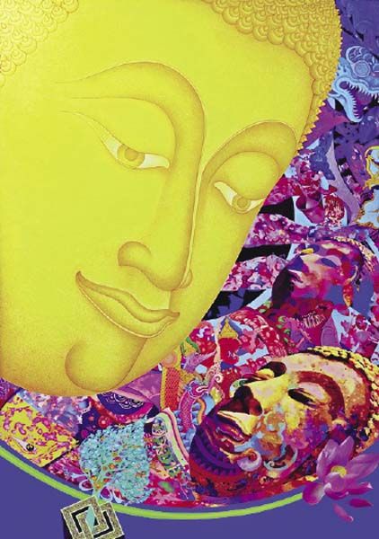 ศิลปิน อ.ปัญญา วิจินธนสาร ผลงาน “ปฏิภาคนิมิต”