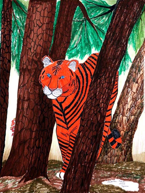 พระราชทานภาพวาดฝีพระหัตถ์ชุด “เสือ” เพื่อนำมาจัดทำของที่ระลึกการกุศล ในเทศกาลความสุขส่งท้ายปีนี้