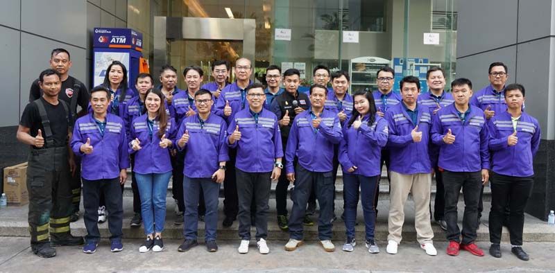 คณะกรรมการความปลอดภัยอาชีวอนามัย และสภาพแวดล้อมในการทำงาน พร้อมช่วยเหลือเมื่อเกิดเหตุฉุกเฉิน