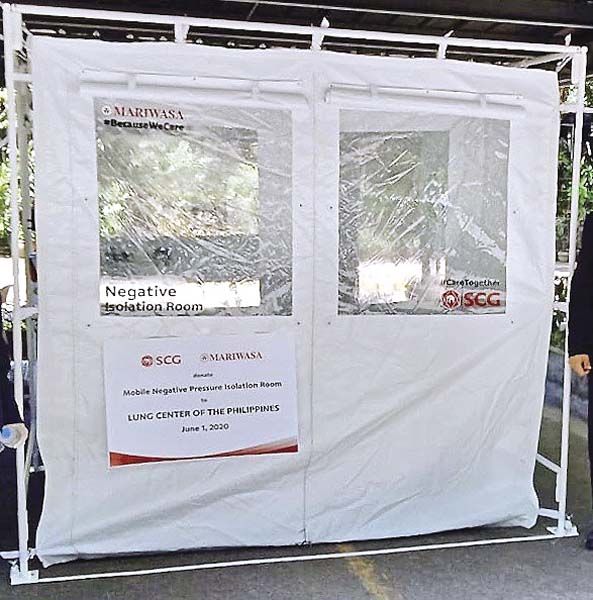 ห้องปลอดเชื้อความดันลบแบบเคลื่อนที่ได้ (Negative Pressure Mobile Isolation Unit)