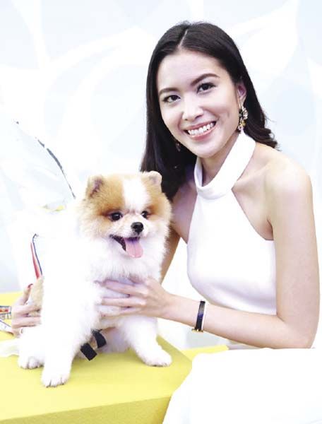 พัณณิตา สนิทวงศ์ ณ อยุธยา และน้องมาร์กี้