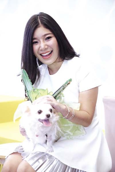 จรสพรรณ สวัสดิวัตน์ ณ อยุธยา และ น้องลอนดอน