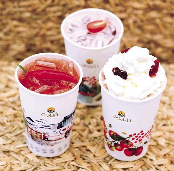 น้ำมะเขือเทศ 3 รสชาติพิเศษจากดอยคำ