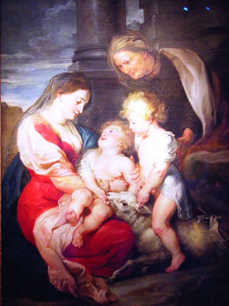 Virgin and child with saint Elizabeth and young St. John by Peter Paul Ruben