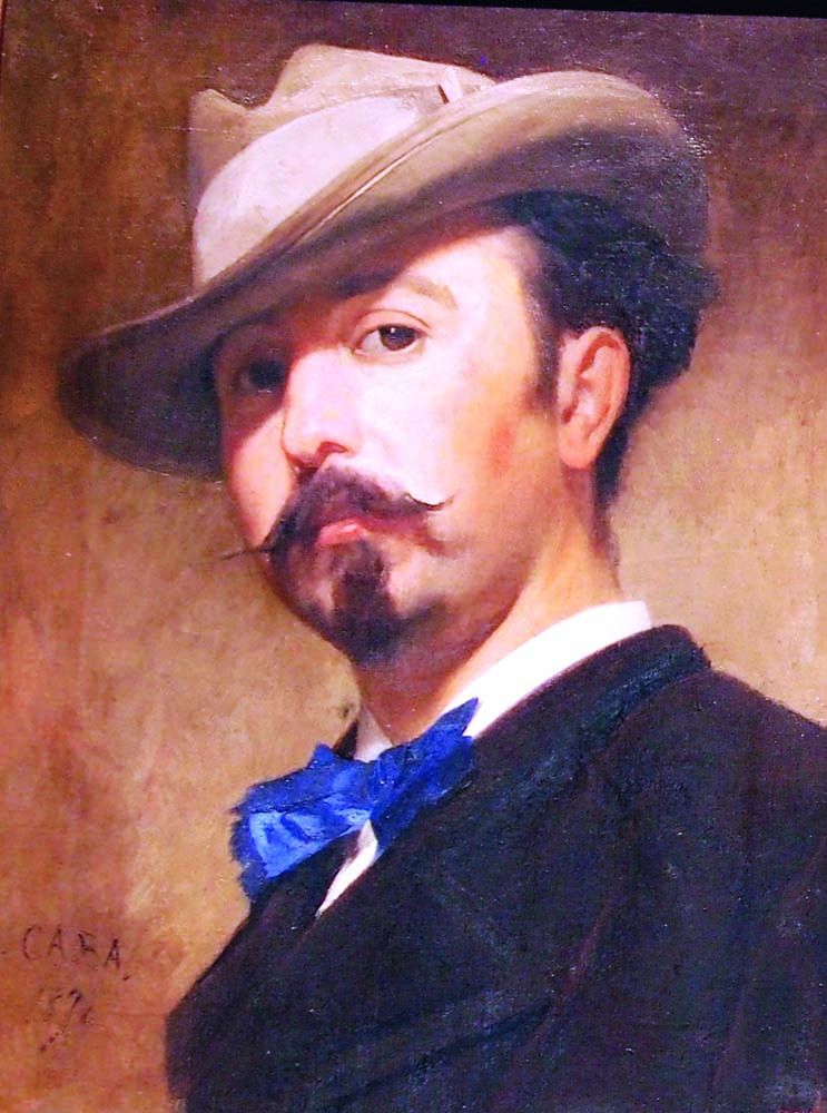Portrait of Painter Joaquim Vayreda by Antoni Caba