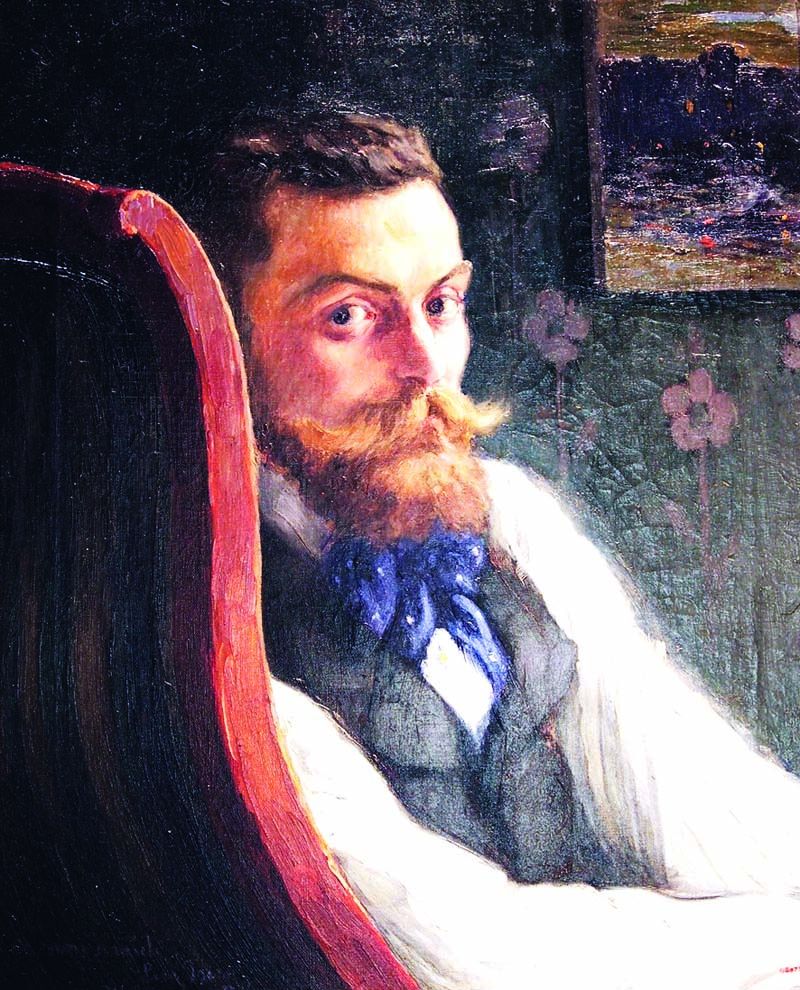 Portrait of Painter Pere Ysern by Maria Pidelaserra