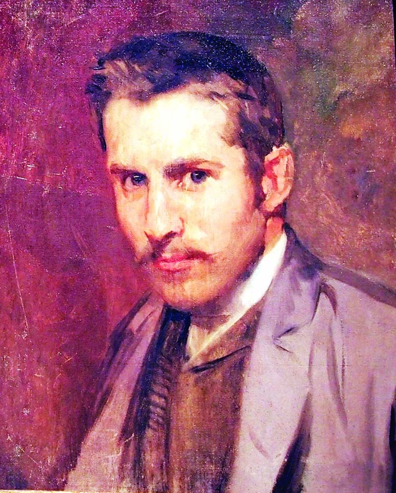 Portrait of Painter Sebastia Junyent by Antoni Caba