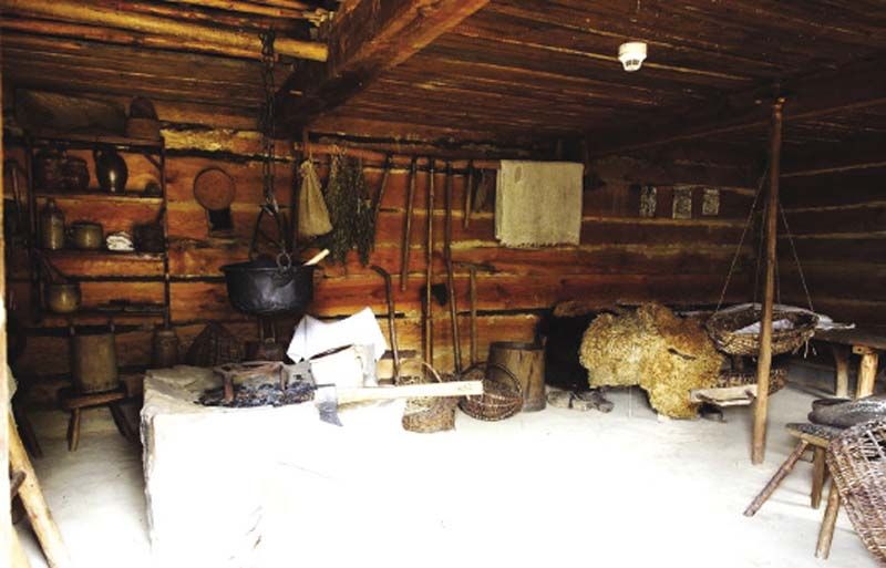 สภาพห้องเก็บเครื่องมือทำมาหากินฟาร์ม