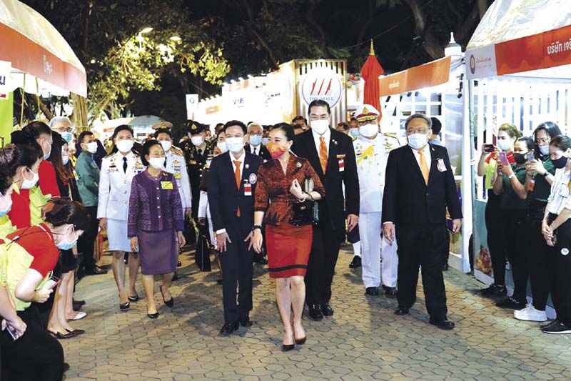 สมเด็จพระเจ้าลูกเธอ เจ้าฟ้าพัชรกิติยาภา นเรนทิราเทพยวดี กรมหลวงราชสาริณีสิริพัชร มหาวัชรราชธิดา เสด็จฯในงาน “เพื่อนพึ่ง (ภาฯ) ประจำปี 2563” พร้อมพระราชทานเข็มที่ระลึก