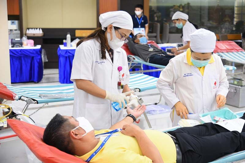 ไทยประกันชีวิต-บริจาคโลหิตกับแคมเปญ “Dare to Give พิชิตโลหิต 1.2 ล้านซีซี”