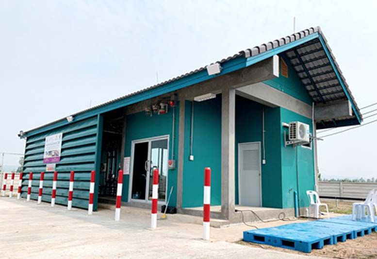 สถานีผลิตและจ่ายก๊าซไบโอมีเทน (CBG) ที่โรงงานหลวงฯ ที่ 3 (เต่างอย)