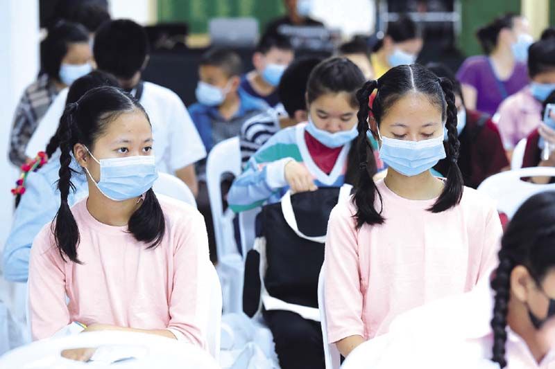 บรรยากาศในกิจกรรมการเรียนรู้คัดแยกขยะตั้งแต่ต้นทาง เพื่อนำกลับเข้าสู่กระบวนการรีไซเคิลอย่างถูกวิธี