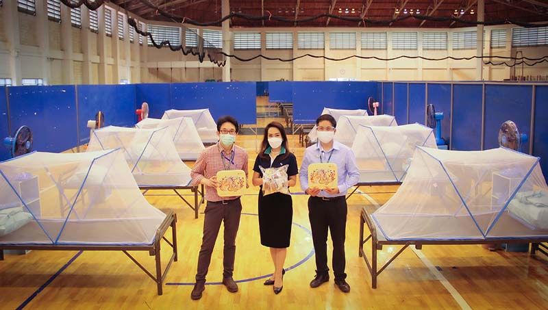 เยี่ยมชม รพ.สนาม มศว องครักษ์ ก่อนเปิดจริง