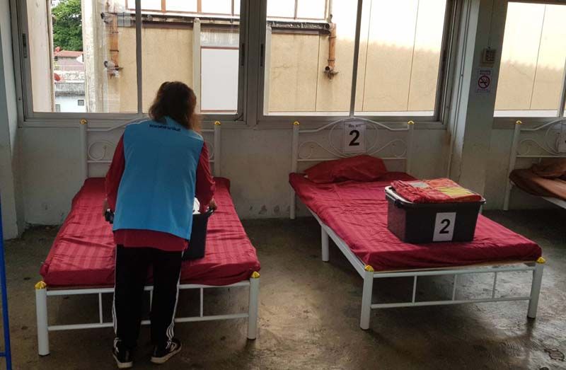 ทีมจิตอาสาในชุมชนเตรียมความพร้อม ก่อนผู้ป่วยจะมาถึง