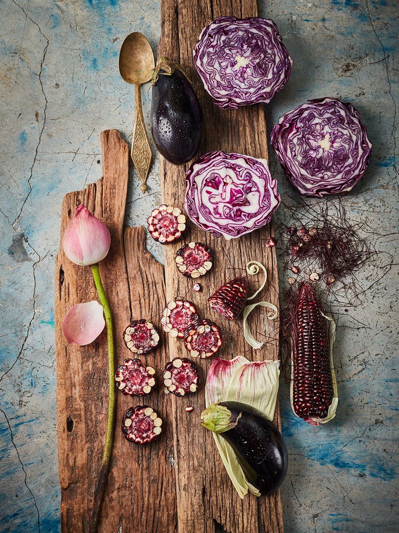 ผักสีม่วงโครงการหลวง