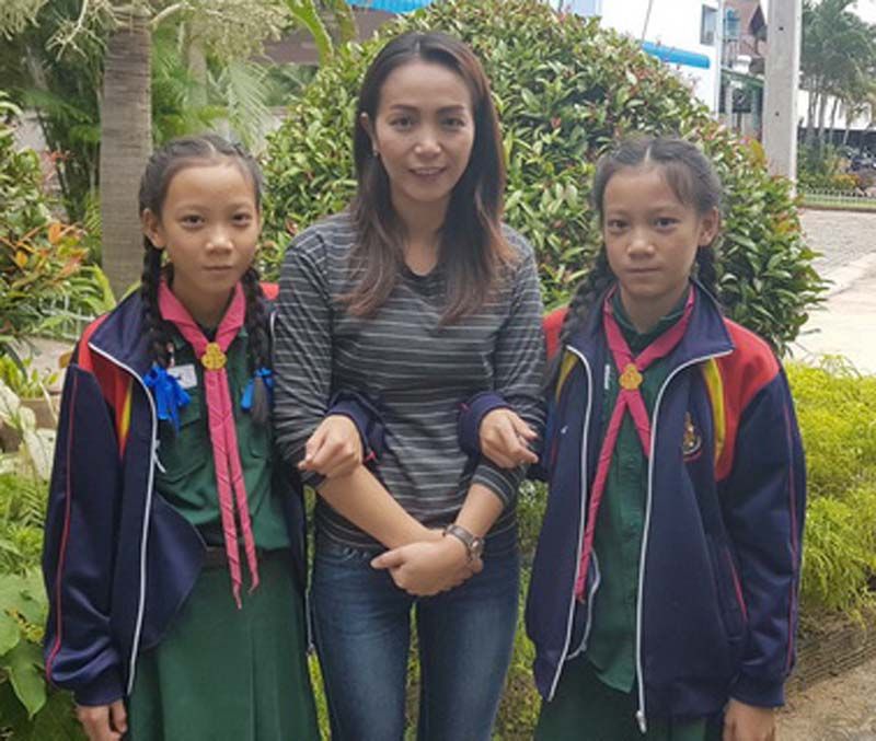 วิยดา ใจหล้า และลูกสาว