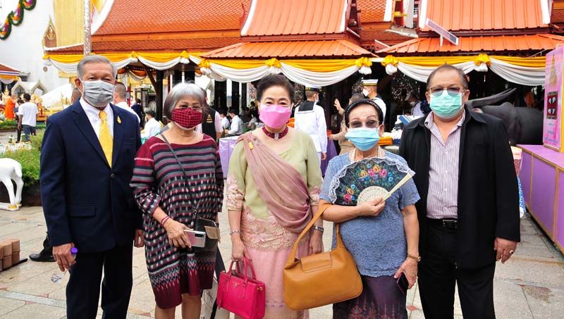 พล.ต.ต.สุรพงษ์ พงษ์อร่าม, กัญชนัท ตันติศิริวัฒน์, ผาณิต พูนศิริวงศ์, จามรี วัฒนสุนทร และ ดร.พัฒนพงศ์ โรจนวิภาต