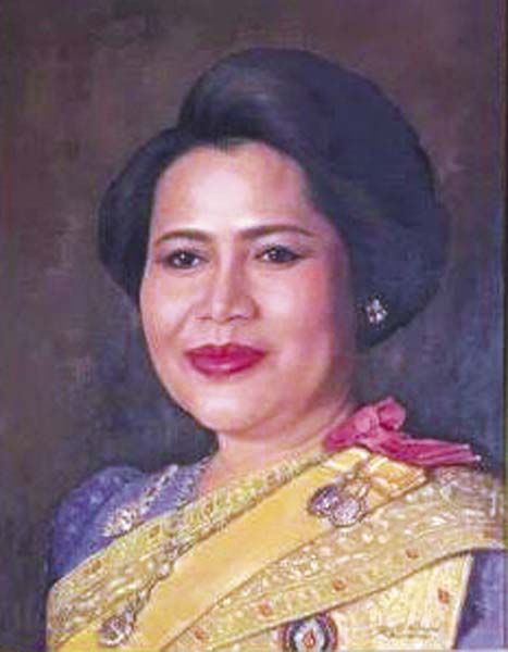 ประดับที่พระตำหนักจิตรลดารโหฐาน