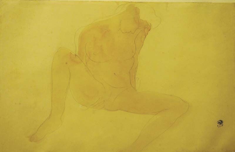 ตัวอย่างงานแบบร่างของ Rodin