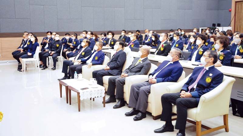 บรรยากาศในการปฐมนิเทศหลักสูตรวิทยาการผู้นำไทย-จีน (วทจ.) รุ่นที่ 4