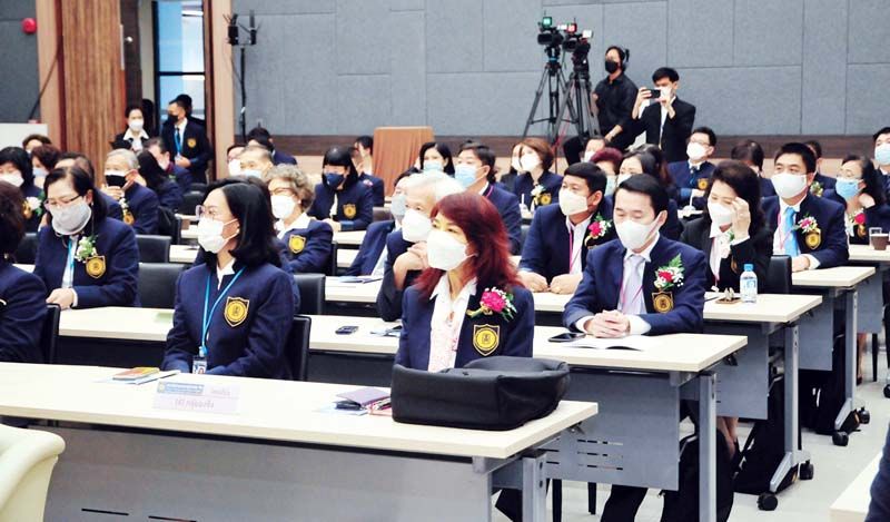 บรรยากาศในการปฐมนิเทศหลักสูตรวิทยาการผู้นำไทย-จีน (วทจ.) รุ่นที่ 4