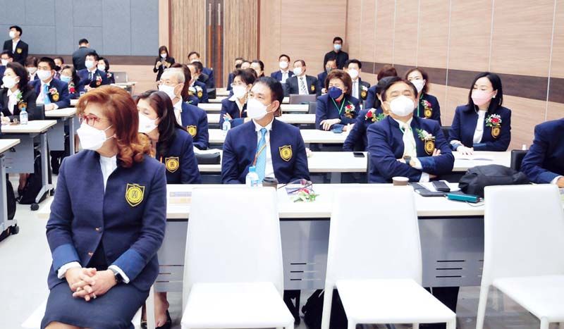 บรรยากาศในการปฐมนิเทศหลักสูตรวิทยาการผู้นำไทย-จีน (วทจ.) รุ่นที่ 4