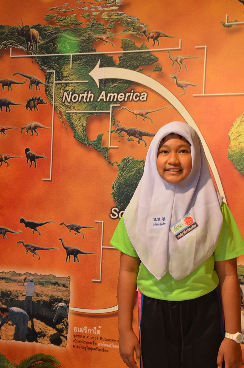 ด.ญ.ปาริตา อึดเกิด น้องอัยนา กับบันทึก “เรื่องน่าตื่นเต้นกับไดโนเสาร์โลกล้านปี”