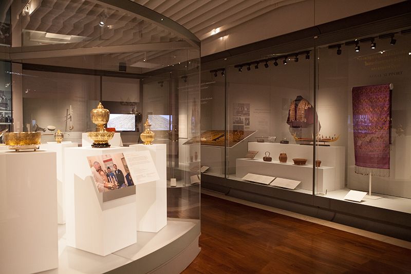 บรรยากาศภายในนิทรรศการ “ของขวัญแห่งมิตรภาพ”