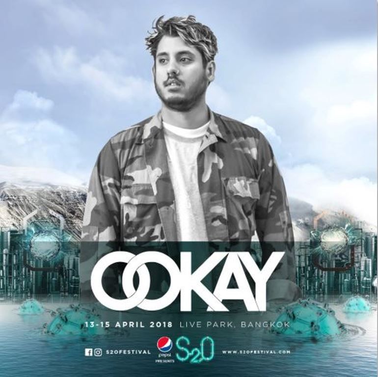 Ookay ศิลปินแนว Trap เจ้าของเพลงฮิตอย่าง Thief และซิงเกิลล่าสุดอย่าง Chasing Colors ที่ทําออกมา ร่วมกันระหว่าง Marshmello x Ookay (ft. Noah Cyrus)