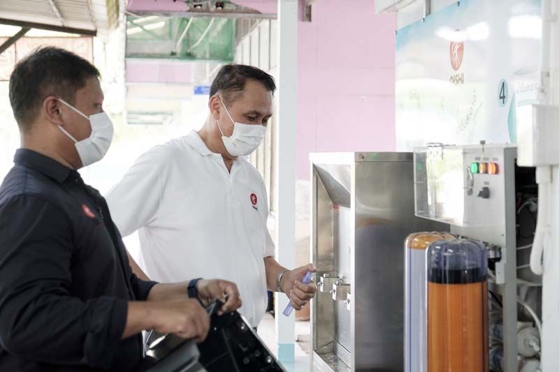 สมพร สุขอร่าม ลงพื้นที่ตรวจสอบระบบน้ำดื่ม