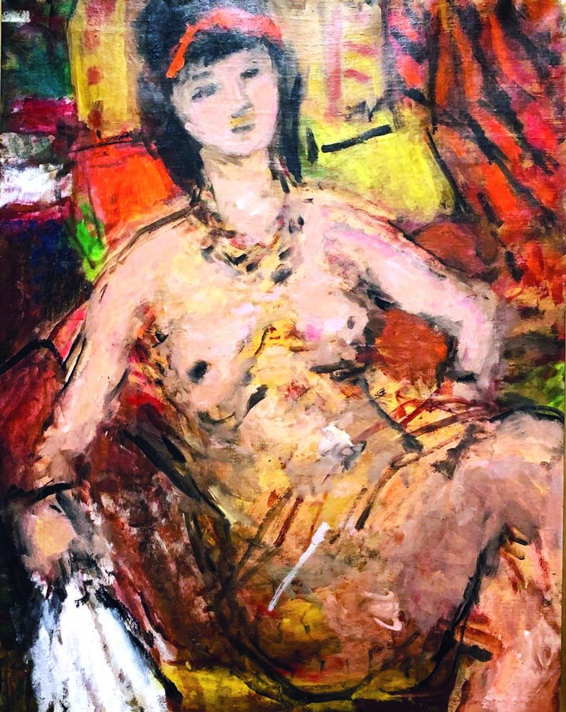 Sitting Female Nude 1974

