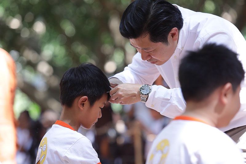 ศุภชัย เจียรวนนท์ ร่วมขลิบผม