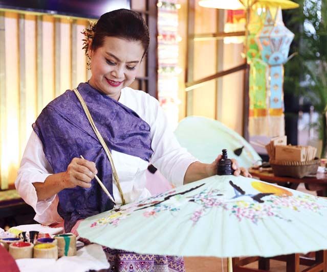 บรรยากาศการแสดงบนเวทีและกิจกรรมต่างๆ นำเสนอความเป็นไทยสู่สายตาชาวโลก