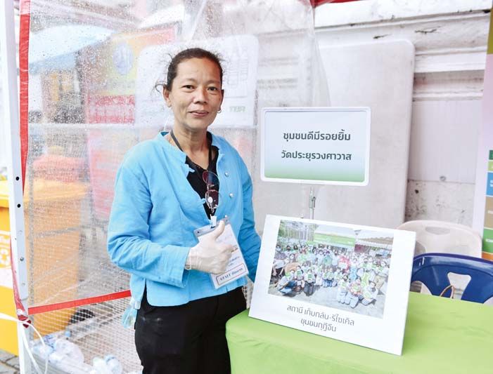 อรวรรณ ทวีศักดิ์ถาวร ปชส.สังกัดชุมชนกุฎีขาว