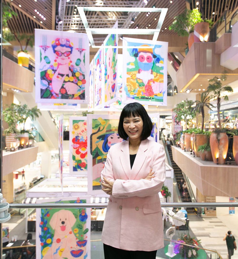 ดวงตา พงษ์วิไลย์ ผอ.ใหญ่การตลาด เดอะมอลล์ ช้อปปิ้งเซ็นเตอร์

