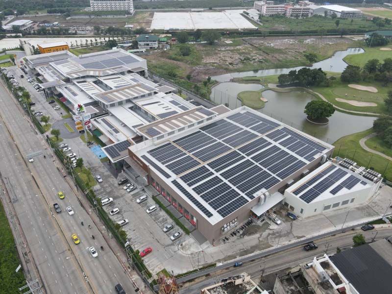 Solar Rooftop ศูนย์การค้าเดอะไนน์ เซ็นเตอร์ ติวานนท์