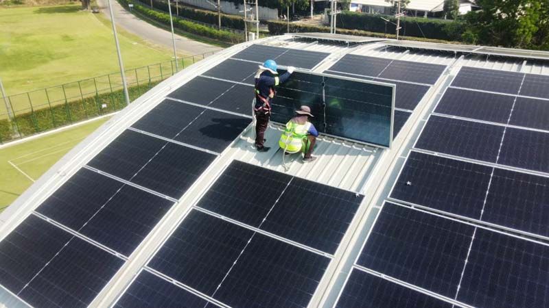 การติดตั้ง Solar Rooftop ทินิดี โฮเต็ล บางกอก กอล์ฟ คลับ และ สนามกอล์ฟ บางกอก กอล์ฟ คลับ