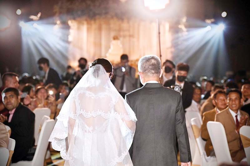 บรรยากาศบ่าว-สาว ตัดเค้กมงคล (ภาพสวยๆ โดย Nontboxshot)