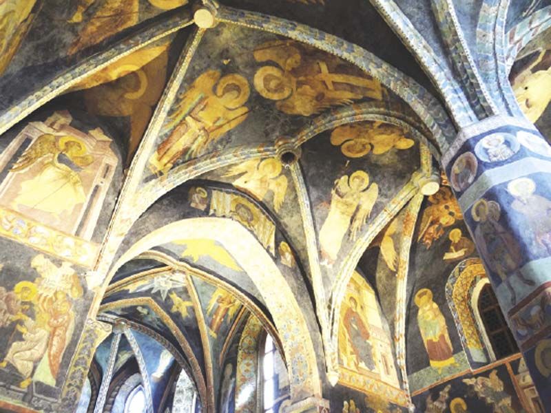 fresco inside chapel