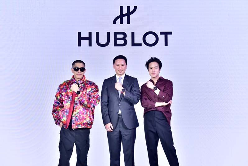 ณรัณ ธรรมาวรานุคุปต์ พร้อมด้วย โต้ง ทูพี HUBLOT Friend of The Brand และเจมส์-ธีรดนย์