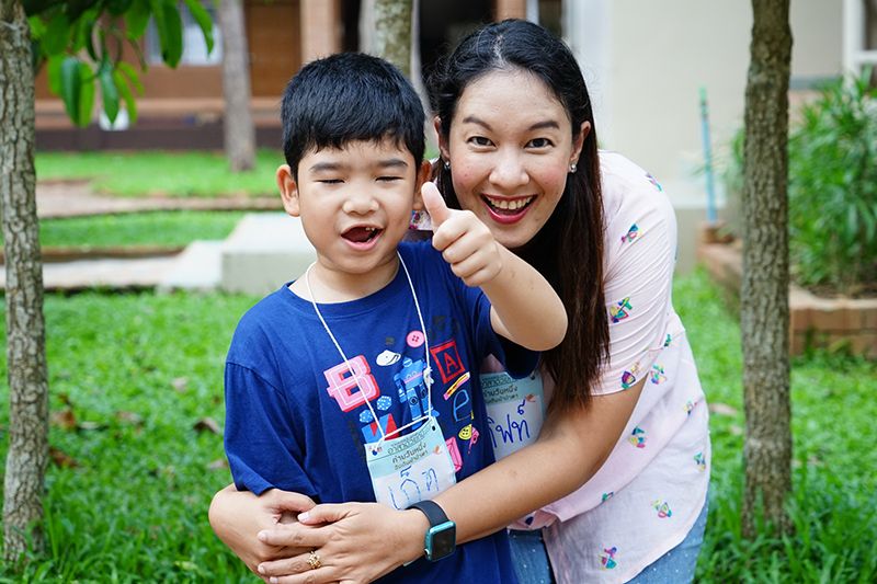 ภาสวรรณ์ ศรลัมพ์ กับน้องเก็ท

