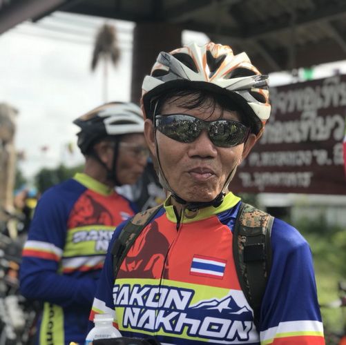 วัฒนา น้อยนาง นักปั่นจากสกลนคร